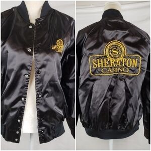 Vintage Sheraton Casino Satin Jacket M 38-40 Unise